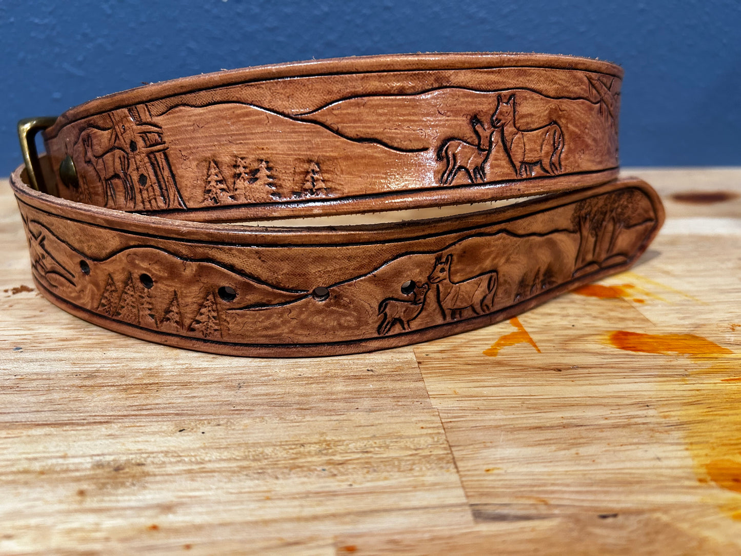 Custom Tooled Belt