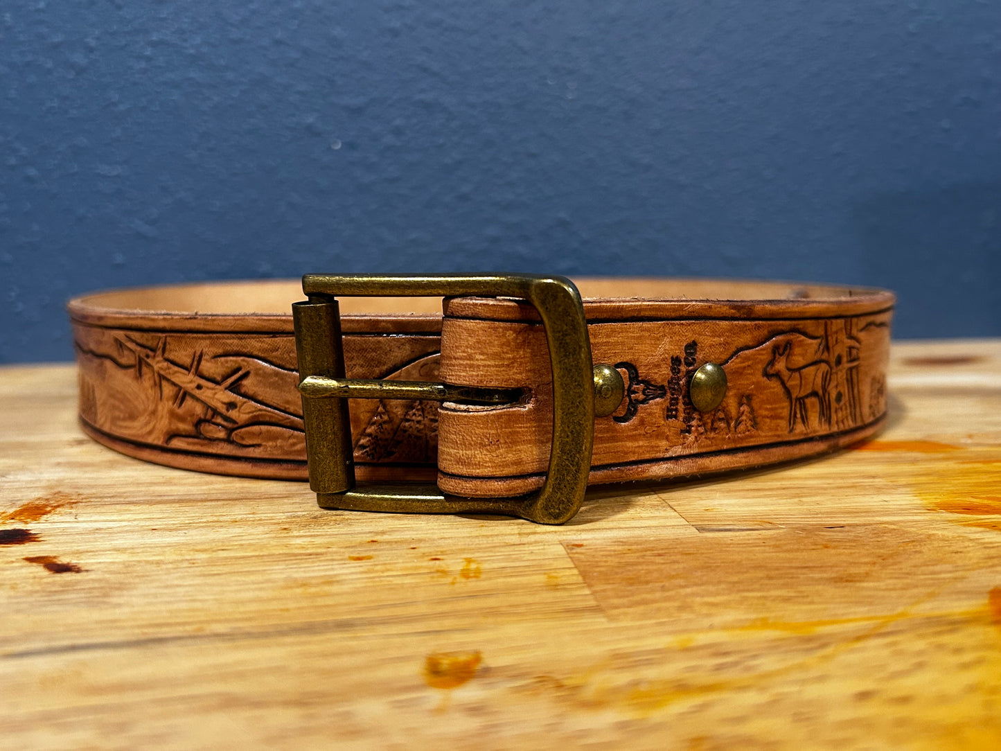 Custom Tooled Belt