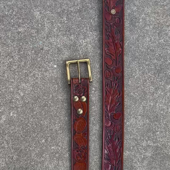 Custom Tooled Belts 