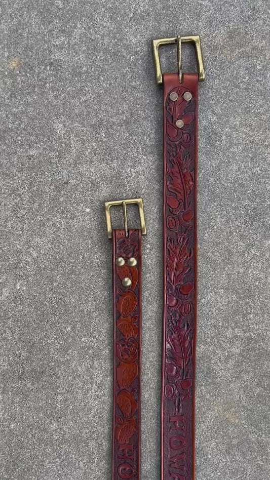 Custom Tooled Belts 